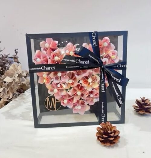 方型小愛心花盒