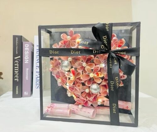 方型小愛心花盒