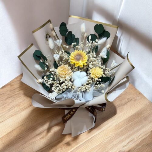 向日葵乾燥花束