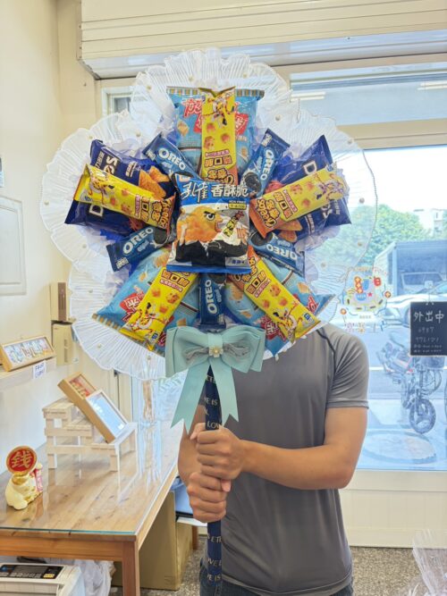 大支零食花棒 1500 長65，高95